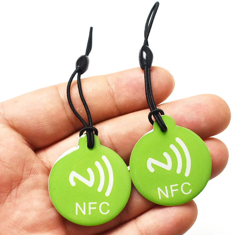 Tag NFC 213 en résine cristal 13,56 MHz