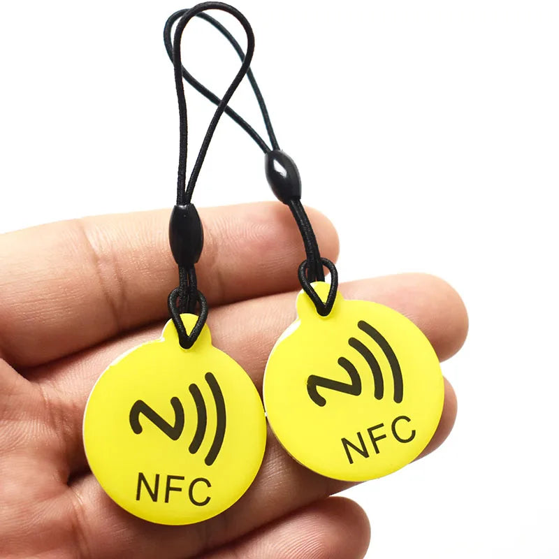 Tag NFC 213 en résine cristal 13,56 MHz