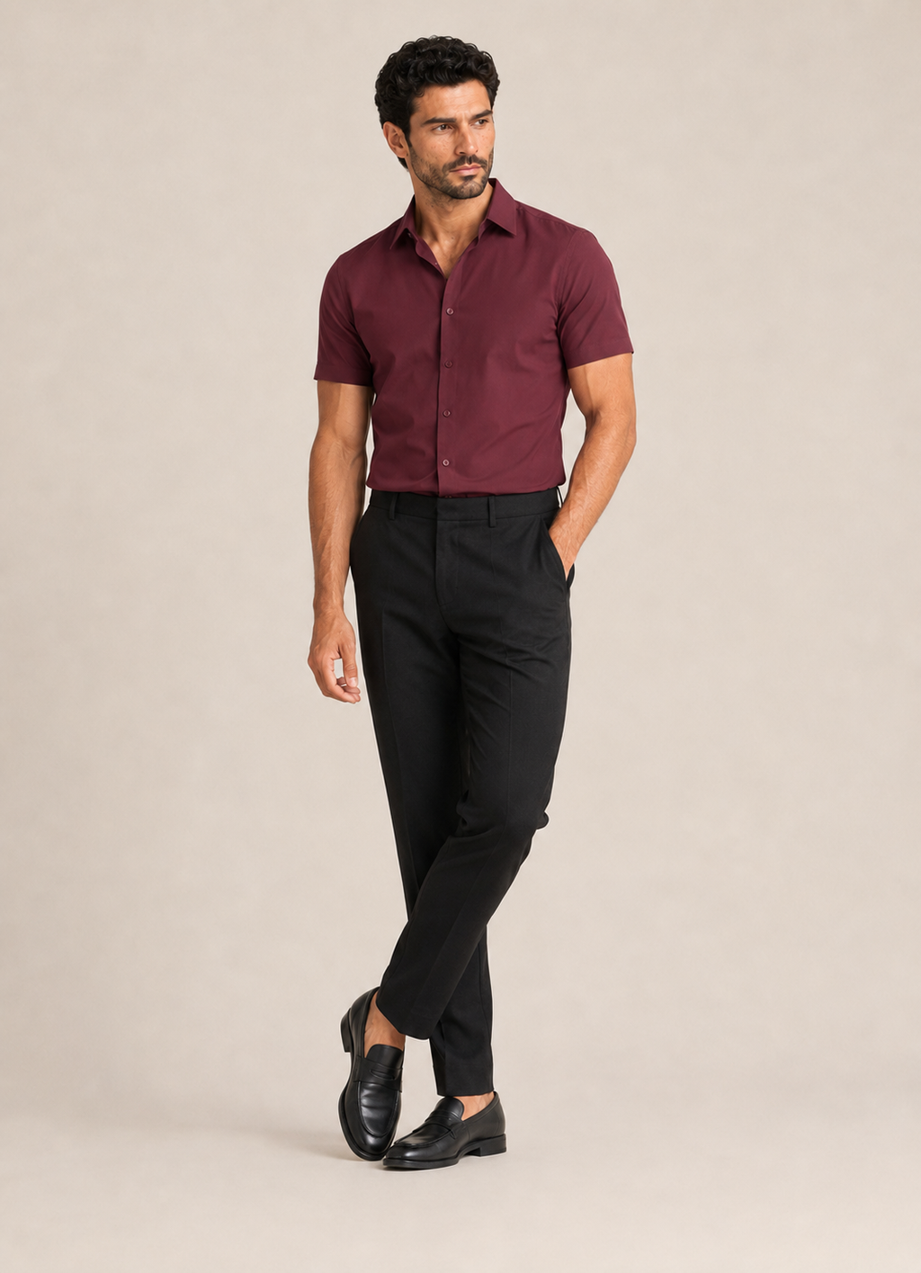 Chemise à manches courtes