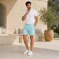 Short rayé léger