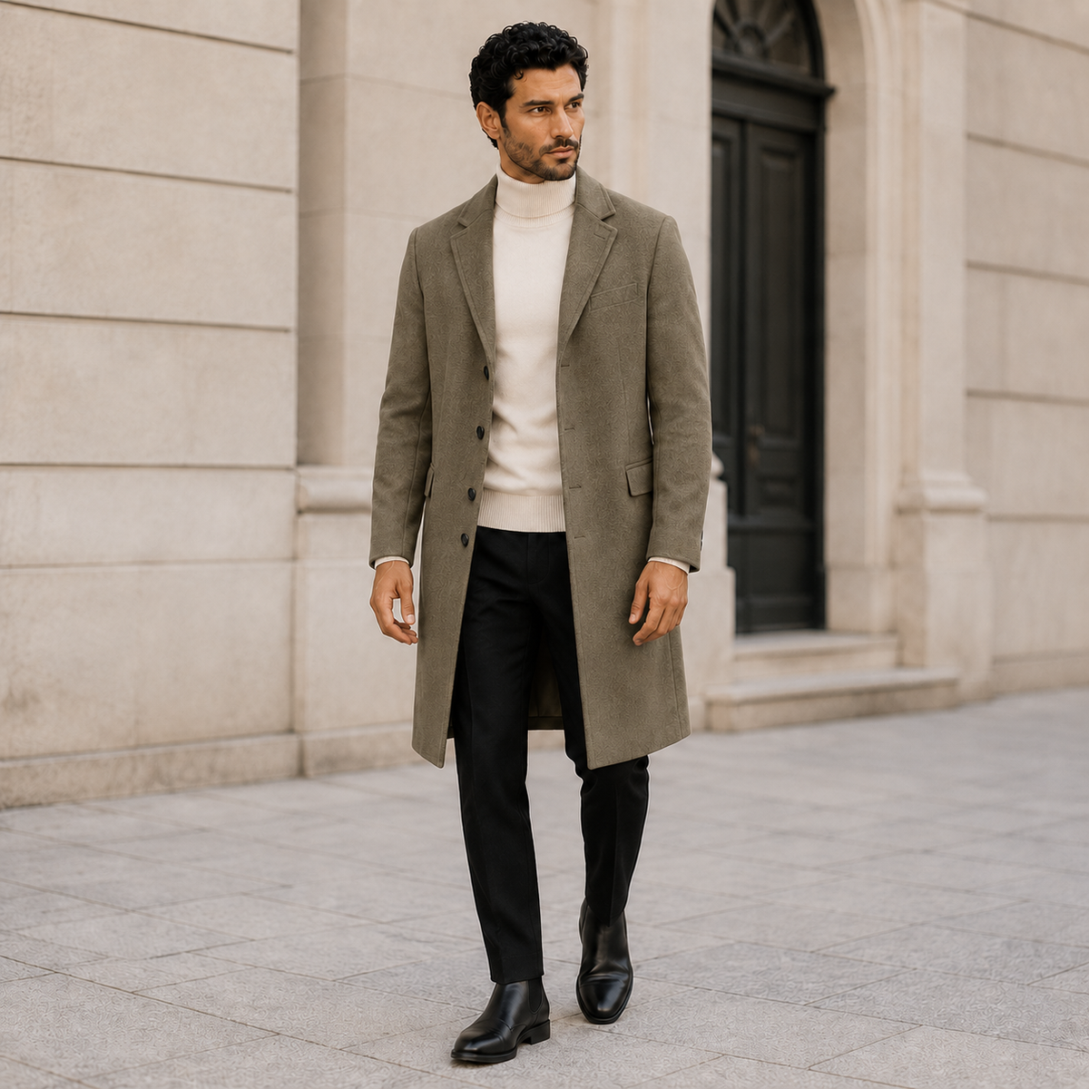 Manteau long élégant