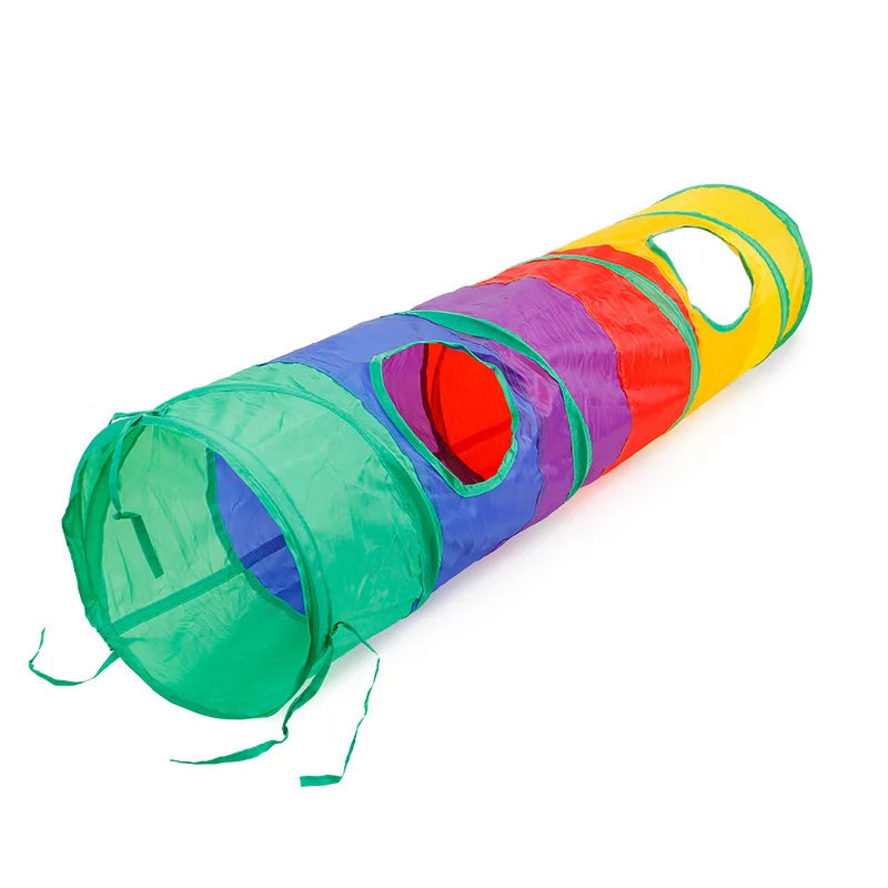Tunnel de jeu pliable et respirant pour chat
