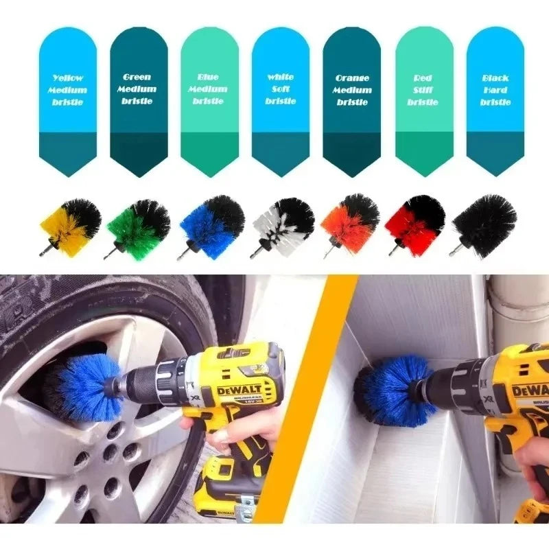 Kit de brosses de nettoyage pour perceuse