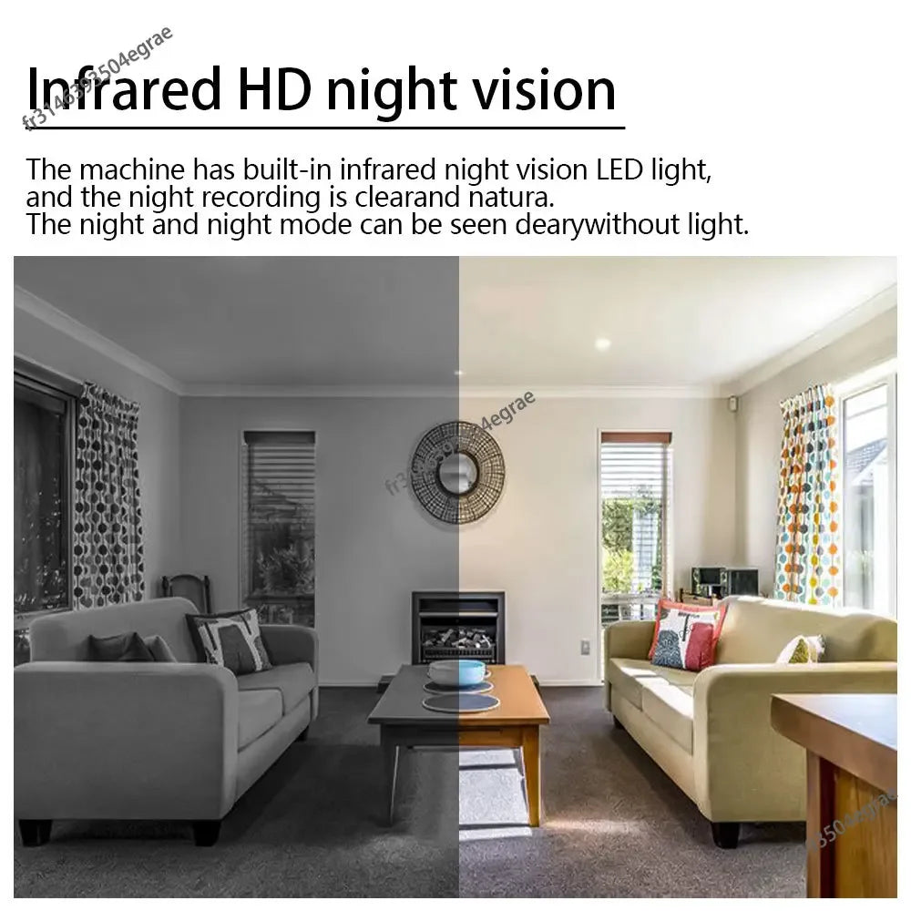 Caméra de surveillance Wi-Fi/4G 5 MP avec vision infrarouge