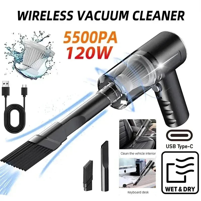 Mini aspirateur sans fil pour voiture et maison