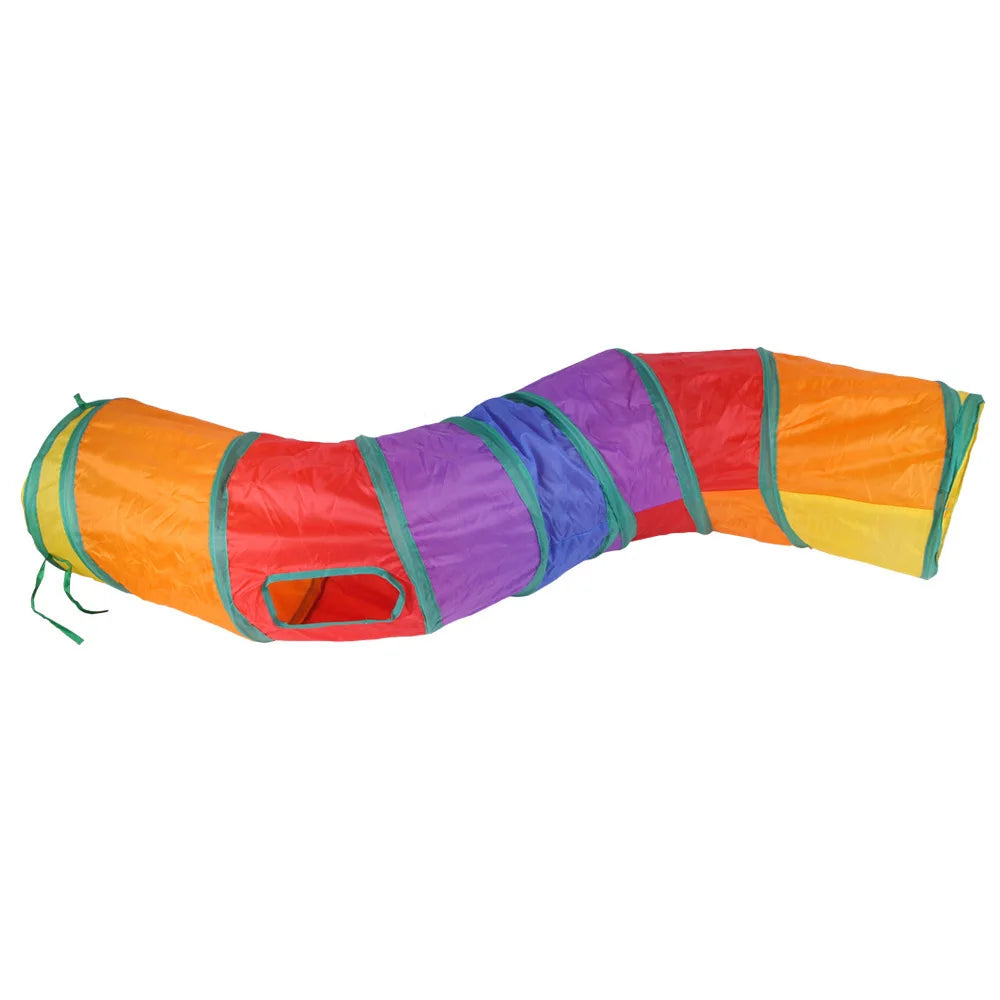 Tunnel de jeu pliable et respirant pour chat