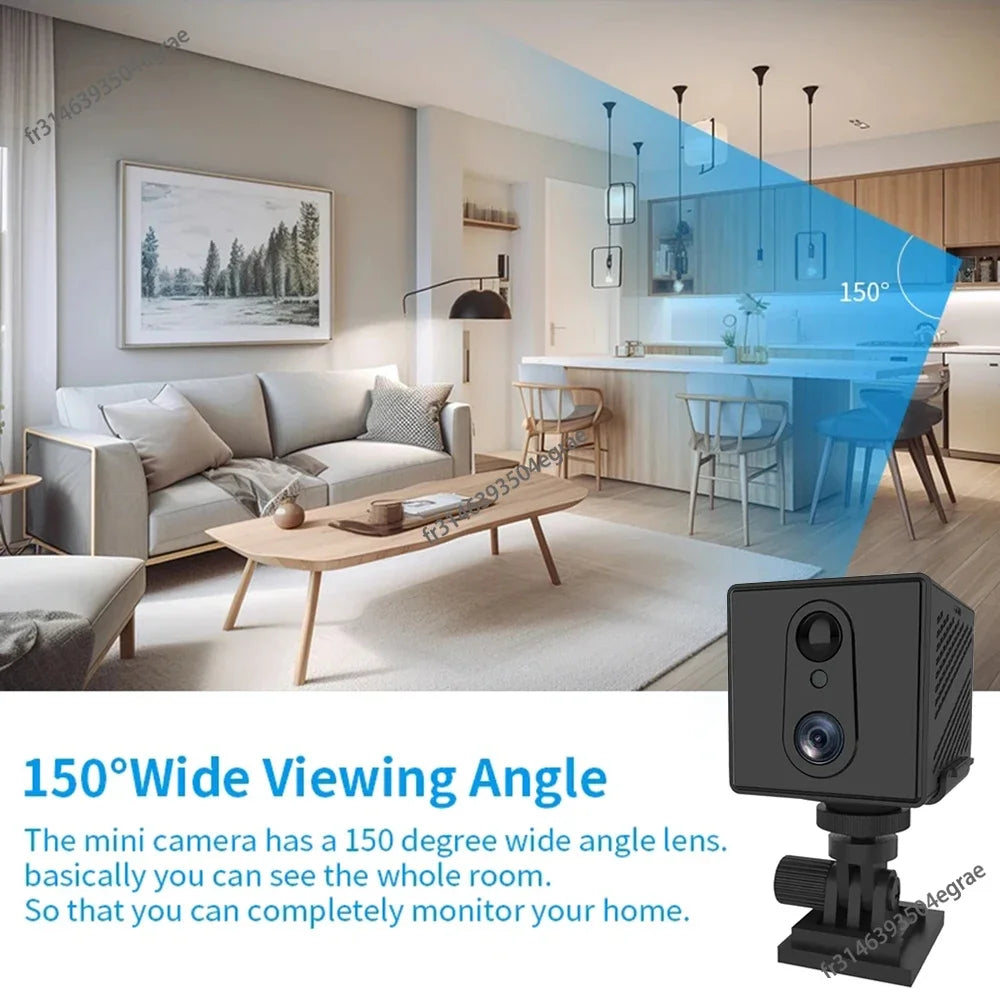 Mini caméra 4G avec vision nocturne et détection de mouvement
