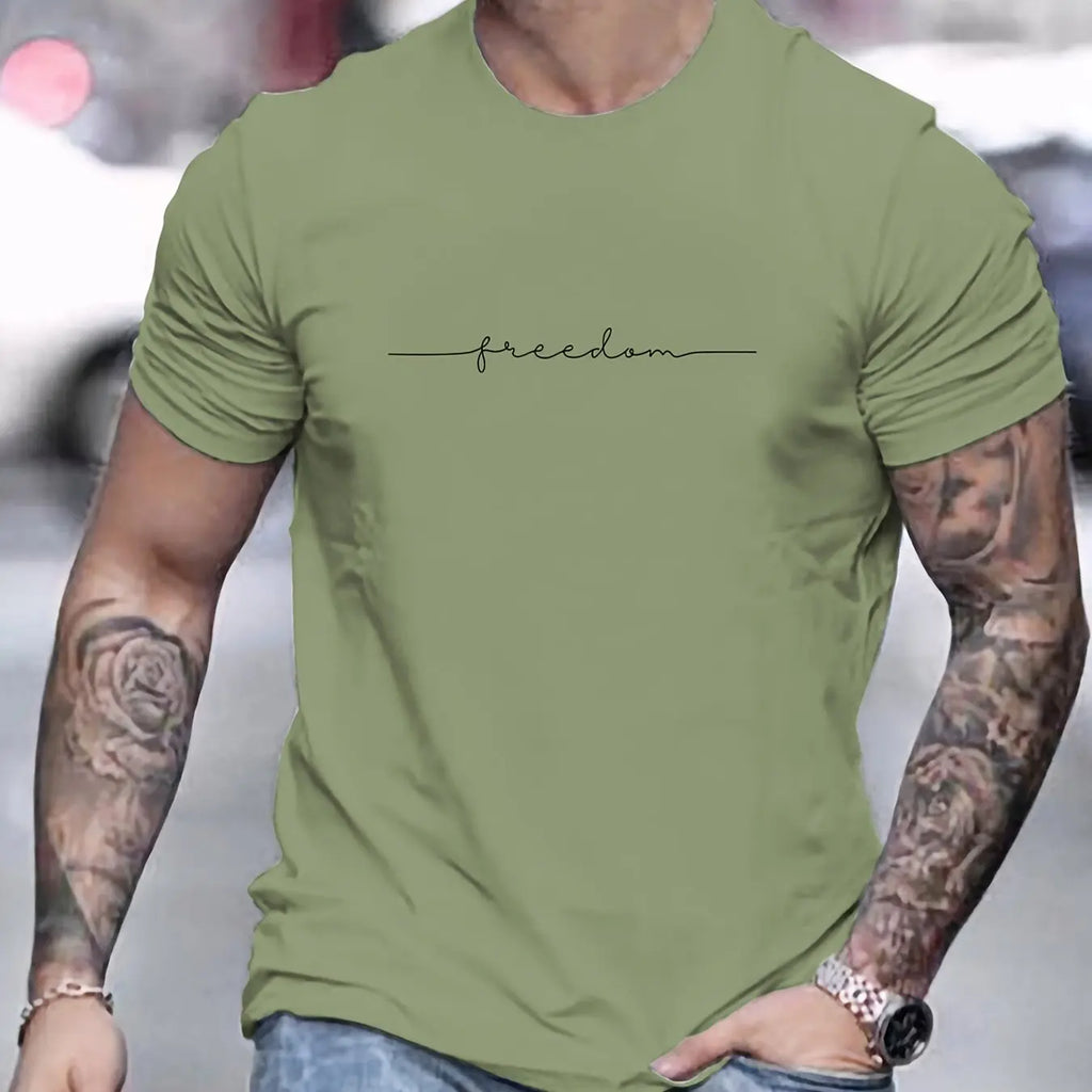 T-shirt homme en coton Freedom