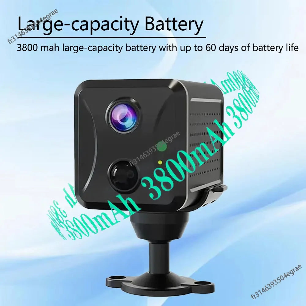 Caméra de surveillance Wi-Fi/4G 5 MP avec vision infrarouge